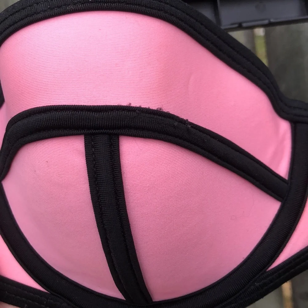 Triangl bikini (top only) Milly Candy Pink neoprene S 4 - Picture 10 of 13